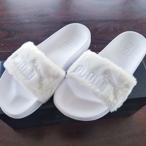 Fenty Puma Leadcat Faux Fur Slides